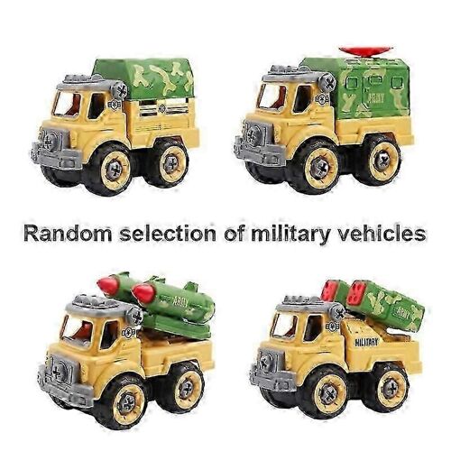 New Children's Disassembly And Assembly Engineering Sanitation Toy Car DIY Detachable-04 1 pièce