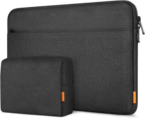 13.3 Inch Computer Sleeve Case Compatible with 14 MacBook Pro M3/M2/M1 Pro/Max A2992 2023-2021, 13 MacBook Air 2012-2017, 13 MacBook Pro 2012-2015, 13.5 Surface Laptop 6/5/4/3, Black
