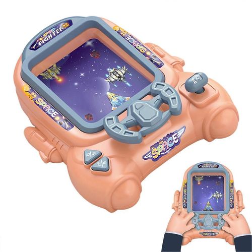 Console de jeu de combat portable, avion de combat amusant, machine de jeu d'aventure révolutionnaire, jouet pour garçons et filles, jeu d'aventure exquis-Rose