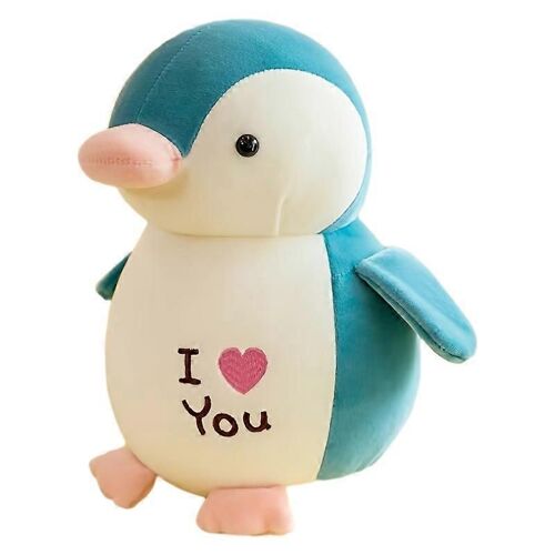 Peluche Pingouin Mignon Aquarium Petit Pingouin Bébé Poupée Cadeau D'anniversaire Pour Enfants Oreiller De Confort-Vert