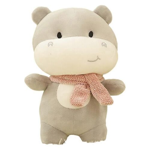 Boutique de poupées bleues et blanches, poupée de sept pouces, petite poupée, jouet en peluche pour mariage-hippopotame