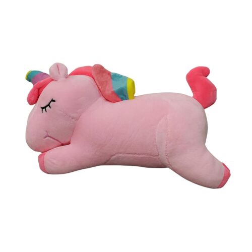 Poupée licorne ange en peluche, cadeau pour femme, oreiller de couchage, poupée pour enfants-rose