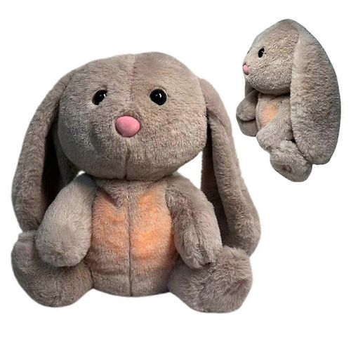 Lapin en relief, animaux en peluche respirants, jouets en peluche anti-anxiété avec mouvements de respiration rythmiques et musique, musique mignonne pour dormir sur bébé