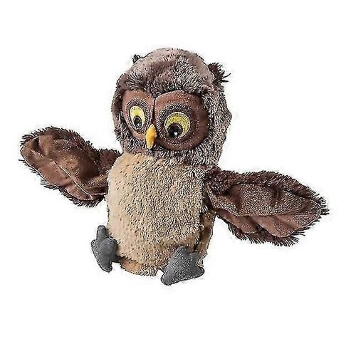 Marionnette à main en peluche Kawaii, animal de dessin animé, hibou, oiseau, histoire du coucher pour bébé, cadeau de Noël, cadeau de vacances, 25 cm