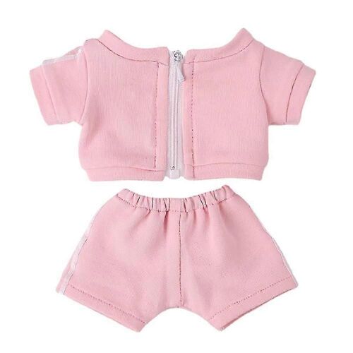 Vêtements de sport, uniformes, manteau, pantalon, vêtements de poupée en peluche de 8"" et 20 cm-Rose