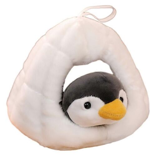 Peluche ours blanc pingouin petite baleine, poupée apaisante et anti-stress-manchot