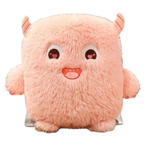 Mignon petit monstre oreiller dessin animé peluche poupée mignonne poupée en tissu poupée pour enfants cadeau mignon-vert