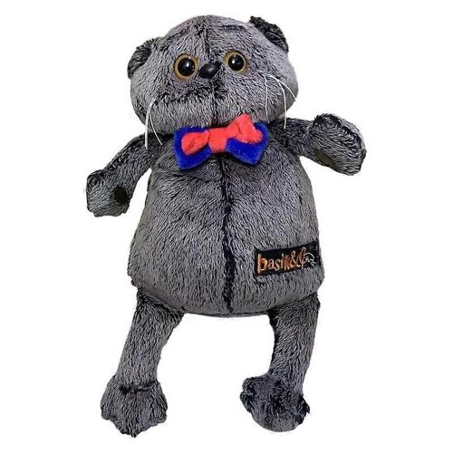 Jouet en peluche de chat de simulation mignon chat bleu poupée pour enfants poupée animal poupée fille cadeau