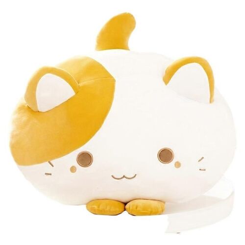 Jouets en peluche, poupées, cadeaux, oreillers de chat mignons, poupées de dessin animé, jouets, canapé, oreillers en peluche et dossiers-jaune