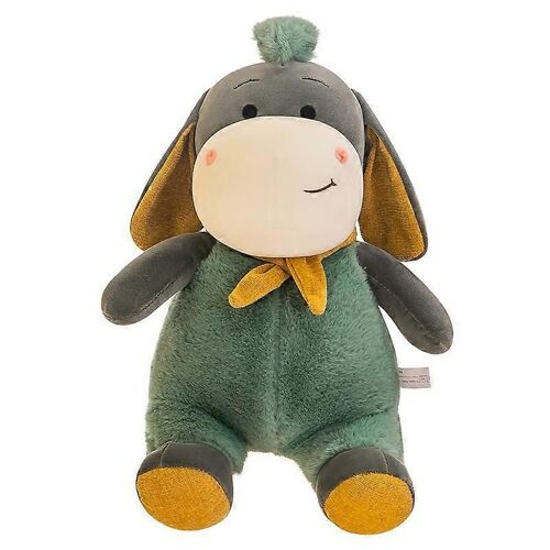 Poupée créative en peluche d'âne de taro, animal de la forêt, poupée de dessin animé mignonne-vert
