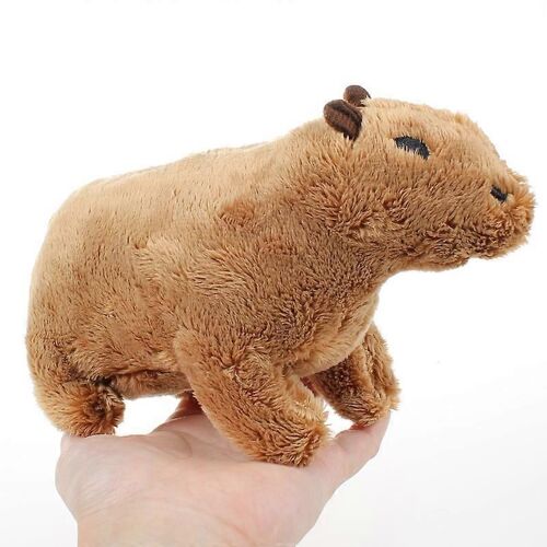 Peluche rongeur Capybara, adorable animal de dessin animé, super douce, cadeau pour enfants