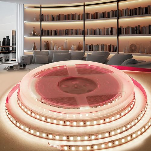 Ruban Led 5m 24v Bande Led,Blanc Naturel 4000k 600leds Découpable Flexible Led Autocollant Largeur 8mm Bandeau Led Pour Diy Chambre,Exterieur Maison Décoration (Sans Alimentation)