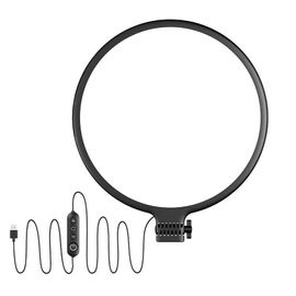 Ring Light LED 10 Pouces Pour Selfie Et Photographie Avec USB Et Luminosité Ajustable YONIS