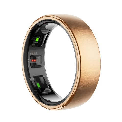 Bague Connectée Taille 12 Suivi Santé Sport Sommeil Étanche Bluetooth 5.2 Or Yonis