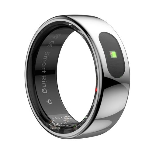 Bague Connectée Noire Étanche Suivi Santé Sport Et Sommeil Bluetooth 5.2 Argent Yonis