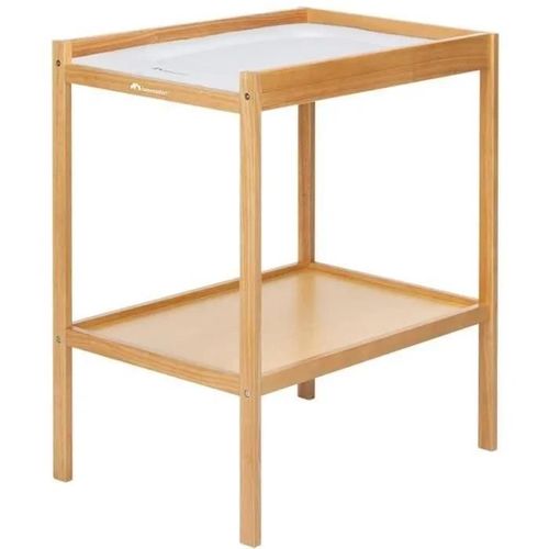 Bebeconfort Daisy, Table À Langer Bois,Matelas À Langer Inclus, Facile À Nettoyer, Durable, De 0 À 12 Mois (11kg) Bois Naturel