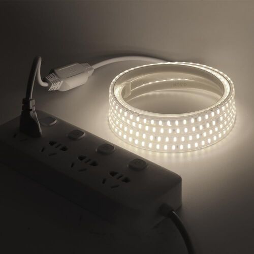 Ruban Led Blanc Naturel, Lumière Au Led Ip65 Étanche 230v Bandeau Flexible Ruban Led Light Strip Pour Escalier, Chambre, Noël, Fête, Etc (9m)[Rub9221532]
