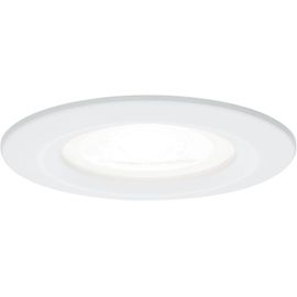 Paulmann 92980 LED Nova kit de 3 rond incl. 3x6,5 watts projecteurs Blanc dépoli spot Alu zinc lampe encastrée 4000 K GU10, 19.5 W, 3 Stück (1er Pack)