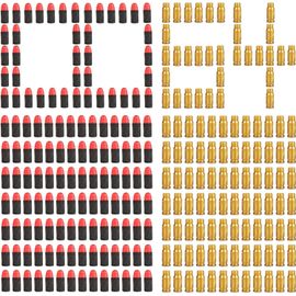ERYI-Lot De 164 Munitions En Mousse, Munitions Pour Enfants, Munitions Pour Pistolet Jouet, Flèches, Accessoires D'Armes Jouets Pour Enfants, Garçons Et Filles