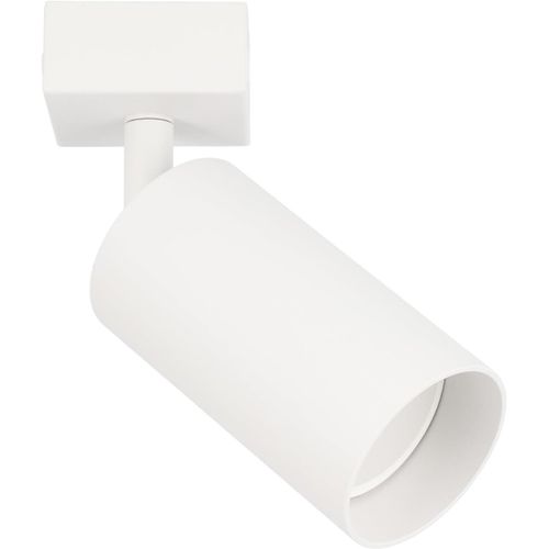 KAL-Spot De Plafond Orientable Weiß Malga 1, Plafonnier 1 Spot Avec Douille Gu10, Éclairage De Plafond Moderne, Luminaire Plafonnier 230V, Barre De Spot Sans Ampoules Pour Salon Chambre À Coucher