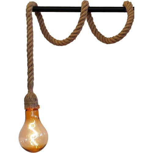 Suspension Solaire En Corde Grande Ampoule Led Blanc Chaud Cordy 2m20