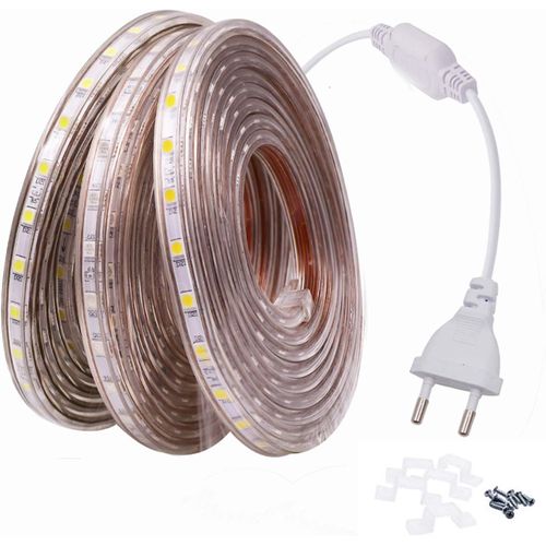 Ruban À Led 2m Vert,Bande Lumineuse 220v 230v,60 Leds/M Strip,Étanche Ip65