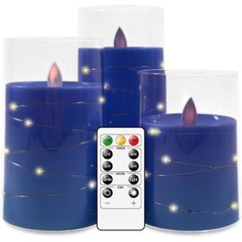 Lot De 12 Bougies Chauffe-plat LED Sans Flamme Vacillante Avec