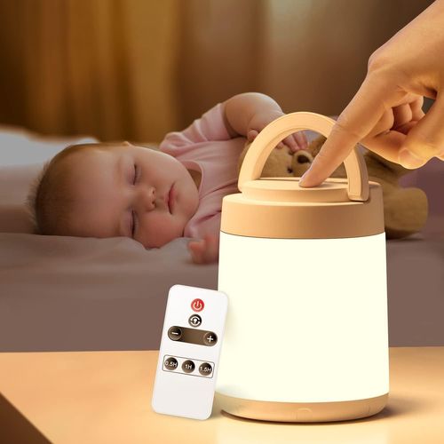 Bnhgc-Veilleuse Bébé, Multicolore Lampe De Chevet Chambre Bebe,Télécommand Dimmable Veilleuse Enfant Adulte Lumiere Ambiance,Lampe Rechargeable Lumiere Chambre Decor Cadeau Bebe
