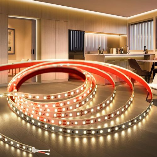 Ruban Led 5m,24v Bande Led 600 Leds Largeur 8mm Bandeau Led Flexible Lumineuse Blanc Naturel 4000k Cri>80 Eclairage Intérieur Pour Décoration De Maison,Chambre,Cuisine (Sans Alimentation)