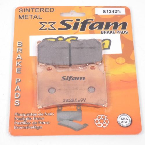 Plaquette De Frein Sifam Pour Moto Yamaha 750 Fz Genesis 1989 À 1990 Avg / Avd Neuf