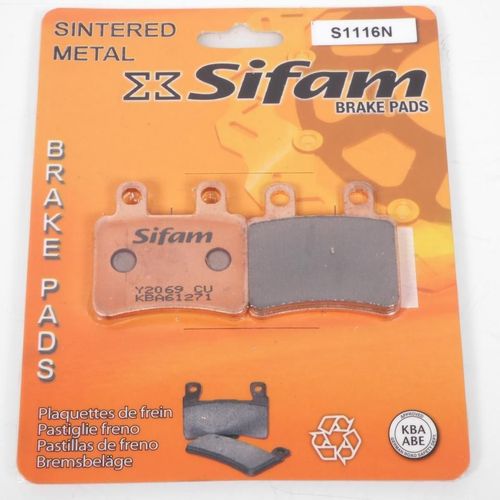Plaquette De Frein Sifam Pour Moto Yamaha 50 Dt R Trail (6t) 2003 À 2011 Ar Neuf