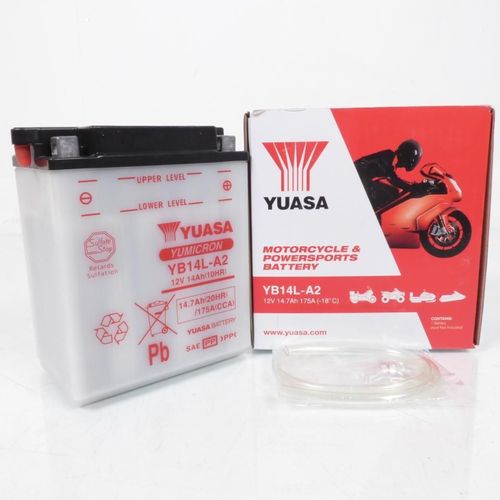 Batterie Yuasa Pour Moto Yamaha 750 Fz 1985 À 1986 Yb14l-A2 / 12v 14ah Neuf