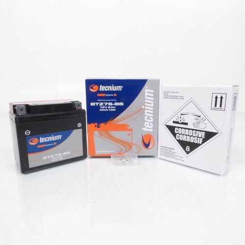 Batterie Tecnium Pour Scooter Aprilia 125 Sr 1999 À 2003 Ytz7s-Bs / 12v 6ah Neuf