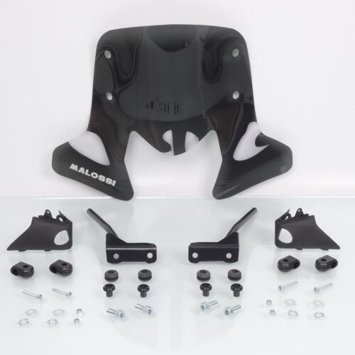 Bulle Et Saut De Vent Malossi Pour Scooter Honda 300 Sh I 2011 À 2014 4515124 / Sport Fumé Foncé Neuf