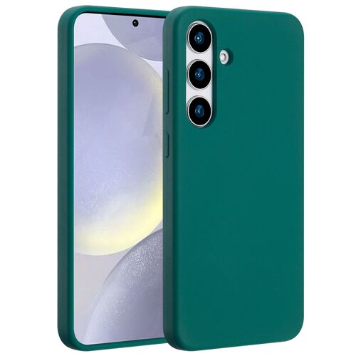 Accezz Coque Liquid Silicone avec MagSafe Samsung Galaxy S25 Plus Forest Green