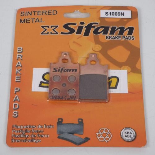 Plaquette De Frein Sifam Pour Scooter Malaguti 50 F12 Phantom Ac 1994 À 1998 Av Neuf