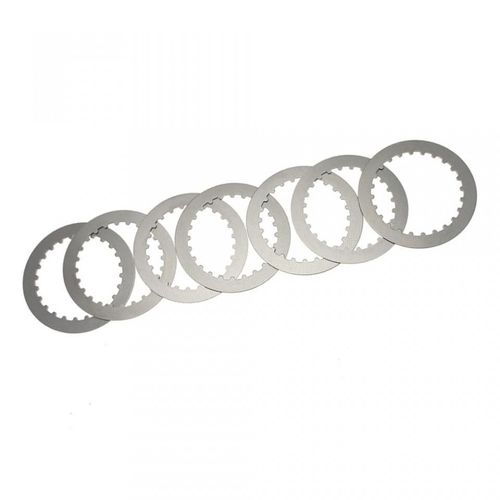 Kit 7 Disque Lisse D'embrayage Pour Moto Cross Enduro Honda 125 Cr 2000-2007 Neuf