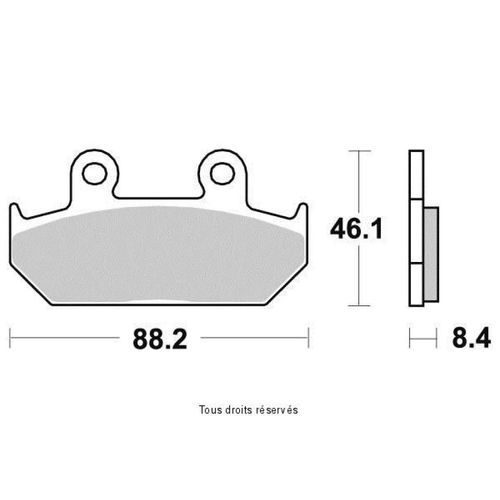 Plaquette De Frein Vesrah Pour Moto Honda 750 Vfr F 1986 À 1987 Avg Avd Neuf