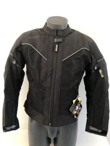 Blouson Veste Pour Moto Femme Textile Nexone Taille L Lady Eté Gina Noir Neuf
