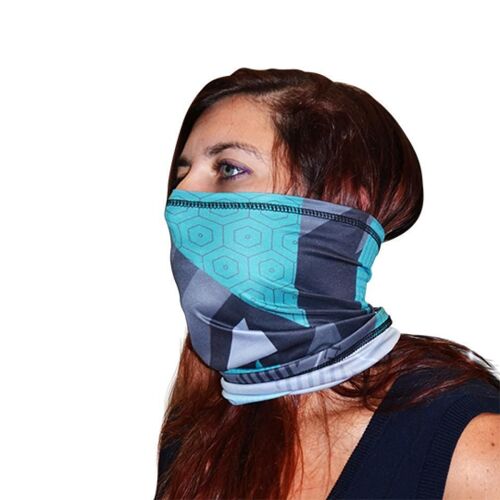 Tour De Cou Trendy Pour Auto Neck Tube Grey Blue Shape Model 6 Neuf