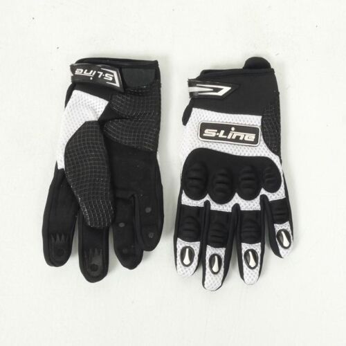 Gant Moto Cross Vtt Descente S-Line Taille Xs Pour Homme / Femme Noir/Blanc Gan 460 Xs 07 Neuf