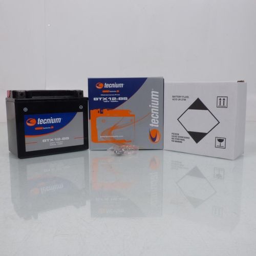 Batterie Tecnium Pour Moto Honda 750 Vfr F 1990 À 1997 Ytx12-Bs / 12v 10ah Neuf