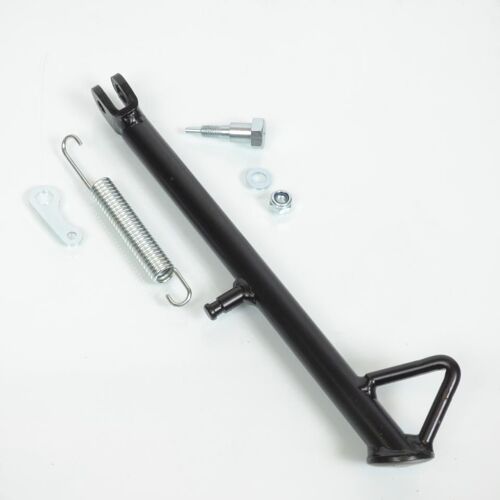 Béquille Latérale Noire Pour Moto Derbi 50 Gpr Avant 2010 28cm Avec Axe Et Ressort