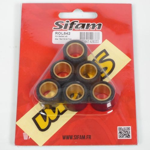Galet Rouleau De Variateur Sifam Pour Scooter Derbi 50 Gp1 Open Euro2 2006 À 2009 19x15.5 7.5grs Neuf