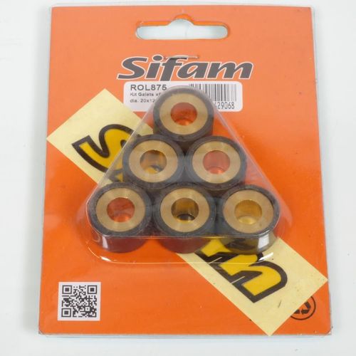 Galet Rouleau De Variateur Sifam Pour Scooter Aprilia 250 Leonardo 1999 À 2004 20x12 14grs Neuf