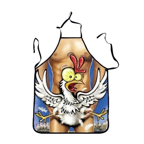 Tablier Insolite Poulet Humoristique Homme Sexy