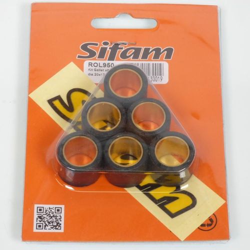 Galet Rouleau De Variateur Sifam Pour Scooter Peugeot 125 Satelis Urban 2008 À 2011 20x17 8.5grs Neuf