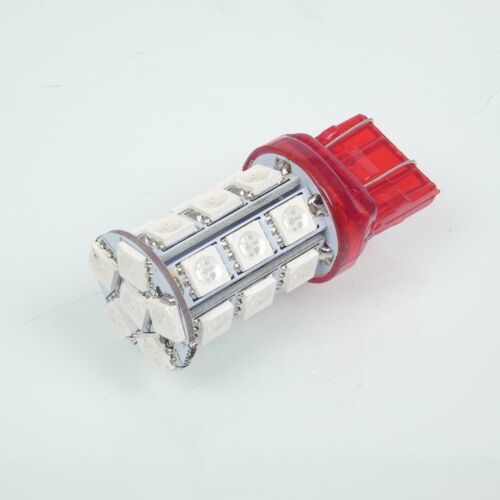 Ampoule Led 12v Rouge Culot T20 Bilux Rms Pour Moto Scooter Auto 280 Lumen Neuf