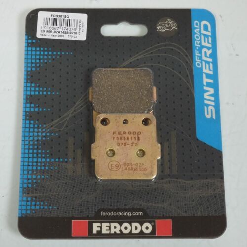 Plaquette De Frein Ferodo Pour Moto Honda 85 Cr 2003 À 2008 He07a / Av Neuf