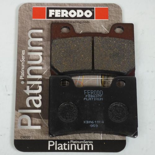 Plaquette De Frein Ferodo Pour Moto Yamaha 1000 Fzr 1992 3gm8 / Av / Fdb637p Neuf